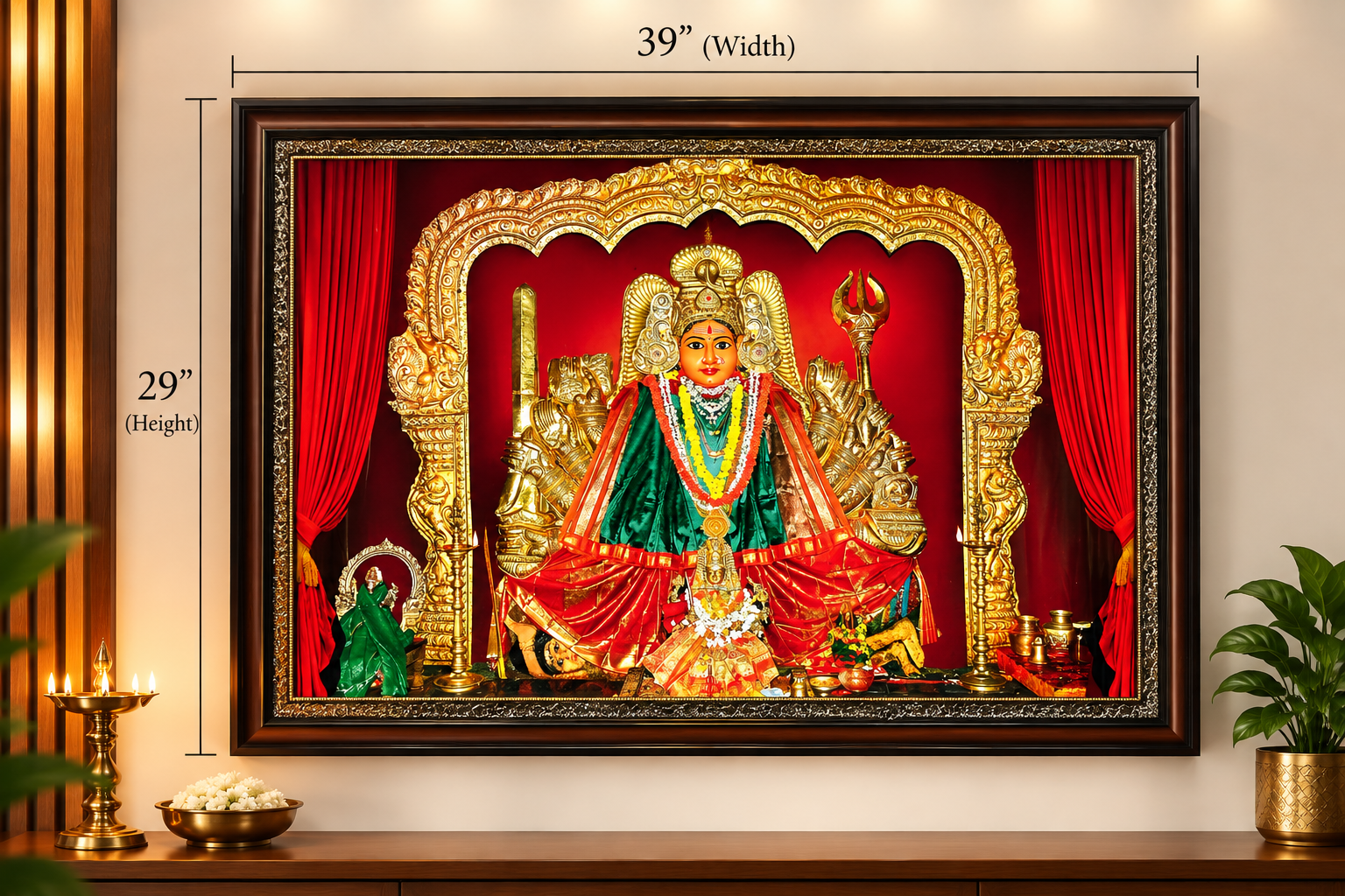 Badrakali Photo Frame framed print
